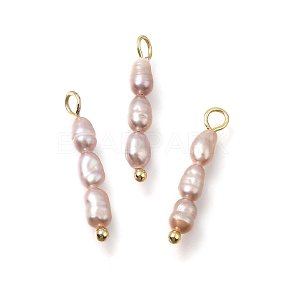 Natural Freshwater Pearl Beaded Pendants PA-CBAF2FA-03G-A02-1