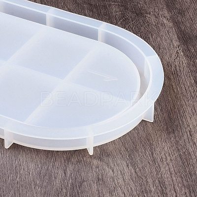 DIY Oval Storage Tray Silicone Molds DIY-B076-02E-1