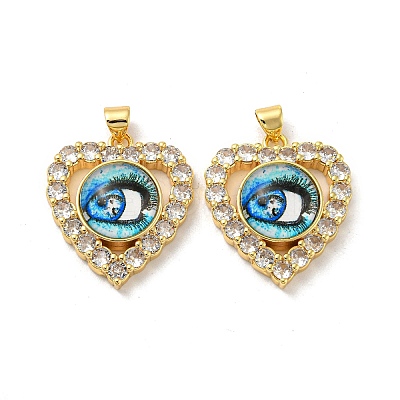 Golden Brass Pendants KK-L209-005G-08-1