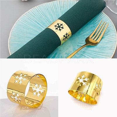 Christmas Iron & Alloy Napkin Rings LS-XMAS-K001-01C-1