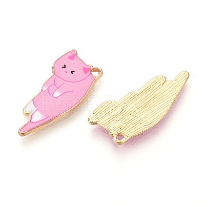 Alloy Enamel Pendants ENAM-N063-01-1