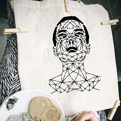 Plastic Drawing Painting Stencils Templates DIY-WH0396-241-1
