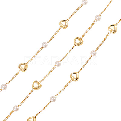 Brass Handmade Beaded Chain CHC-CJ0001-45-1