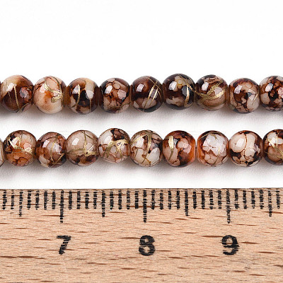 Baking Paint Glass Beads X1-DGLA-N003-4mm-B06-1