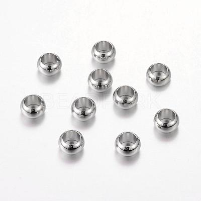 Brass European Beads OPDL-M001-01P-1