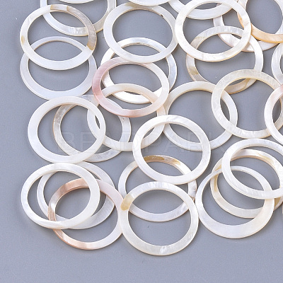 Freshwater Shell Linking Ring SHEL-S274-59-1
