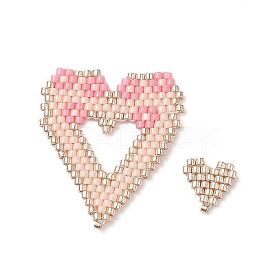 2Pcs 2 Style Handmade MIYUKI Japanese Seed Beads PALLOY-MZ00027-1