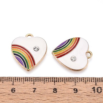 Alloy Enamel Pendant ENAM-YW0002-36A-1