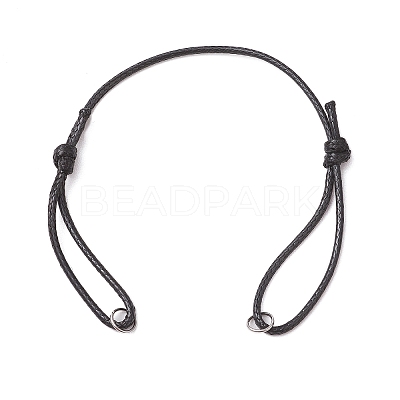 Adjustable Waxed Polyester Cord Bracelet Making AJEW-JB01312-02-1