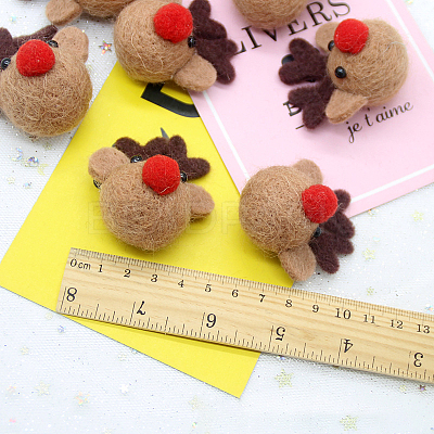 Wool Felt Cabochons FABR-PW0001-144-1