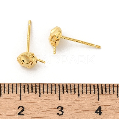 925 Sterling Silver Ear Stud Findings STER-P056-07G-1