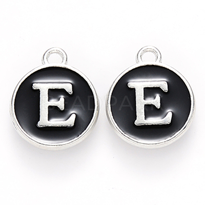 Platinum Plated Alloy Charms ENAM-S118-02E-P-1