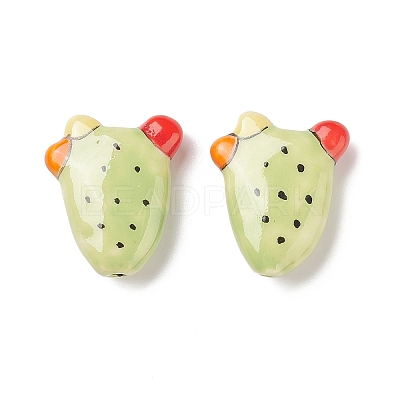 Handmade Porcelain Beads X-PORC-G002-16B-1