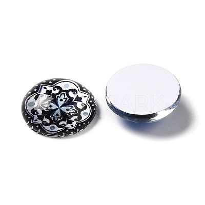 Glass Cabochons GLLA-Q087-02B-1