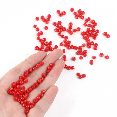 Baking Paint Glass Seed Beads SEED-S003-K20-1
