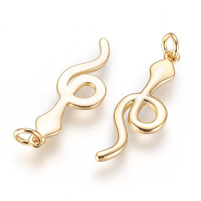 Brass Pendants KK-G364-03G-1