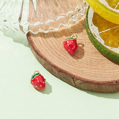 2Pcs Brass Enamel Charms KK-YW0001-80-1