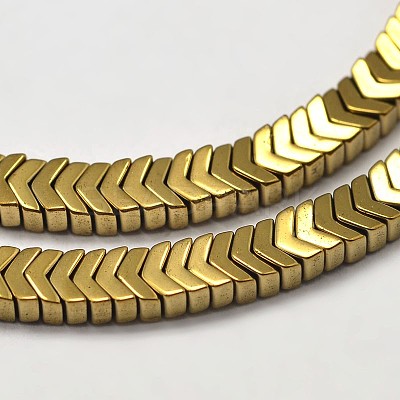 Electroplated Arrows Non-magnetic Synthetic Hematite Bead Strands G-I175-02G-1