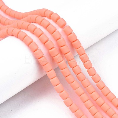 Polymer Clay Bead Strands CLAY-T001-C59-1