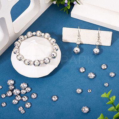 360Pcs 3 Styles 316 Stainless Steel Spacer Beads STAS-TA0005-35-1