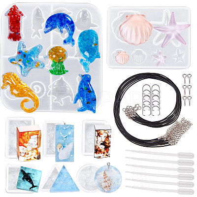 DIY Necklace Makings DIY-SC0007-42-1