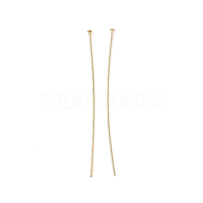 Brass Flat Head Pins X-KK-WH0058-03D-G01-1