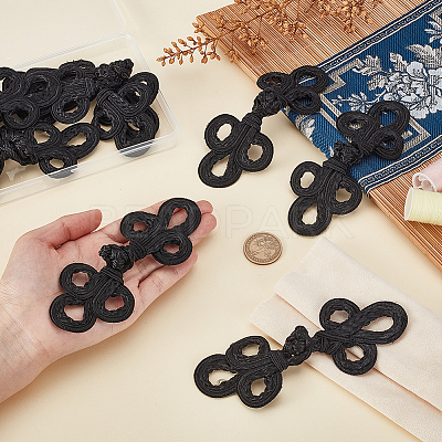 10 Pairs Handmade Chinese Frog Knot Button Sets DIY-GA0008-65-1