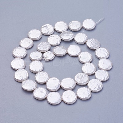 Shell Pearl Beads Strands BSHE-P030-01B-1