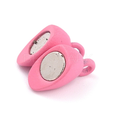 Alloy Magnetic Clasps with Loops PALLOY-P223-B01-02-1