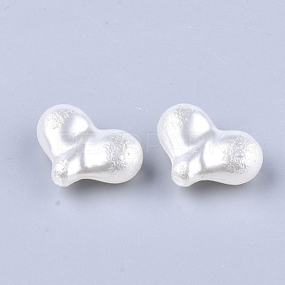 ABS Plastic Imitation Pearl Beads OACR-T017-12B-1