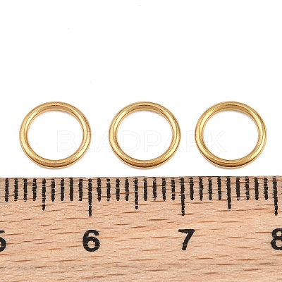 Ion Plating(IP) 304 Stainless Steel Closed Jump Rings STAS-G393-06G-15-1