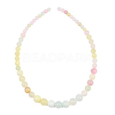 Natural Green Jade Graduated Beads Strands GG-CBA2AE1-A06-C-1