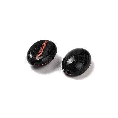 Opaque Acrylic Beads OACR-Z030-01G-1
