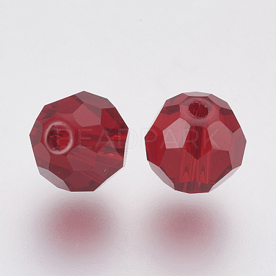 Imitation Austrian Crystal Beads SWAR-F021-8mm-208-1