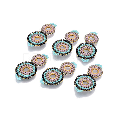 MIYUKI & TOHO Handmade Japanese Seed Beads Links SEED-A027-G18-1
