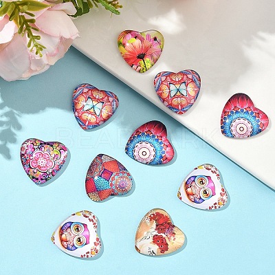 Glass Cabochons GGLA-YWC0001-01A-1