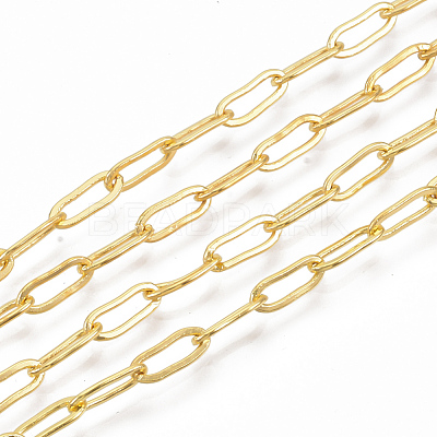 Brass Paperclip Chains CHC-S008-001A-G-1
