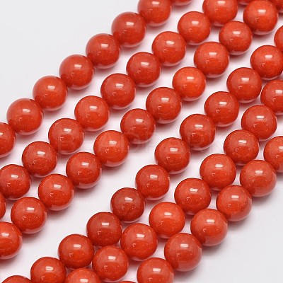 Natural Malaysia Jade Beads Strands G-A146-8mm-B09-1