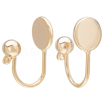 12Pcs Brass Cuff Earring Findings KK-BBC0010-22G-1