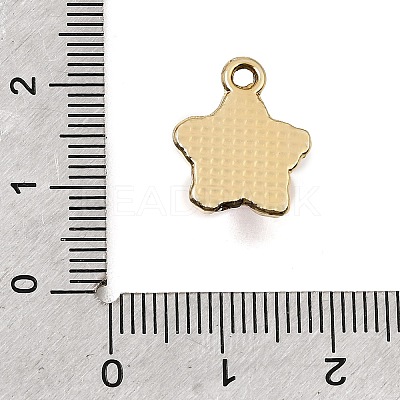 UV Plating Alloy and Glass Pendants GL-CBA6CEF-01G-1