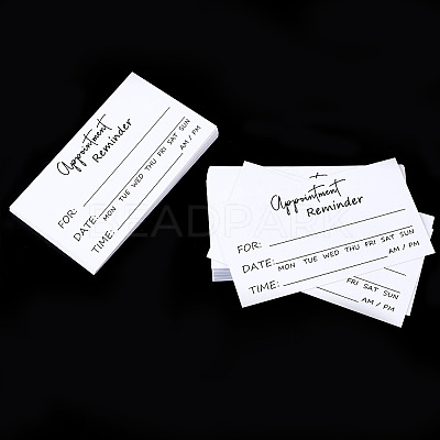 50Pcs Paper Appointment Reminder Cards AJEW-TADJ0001-22-1