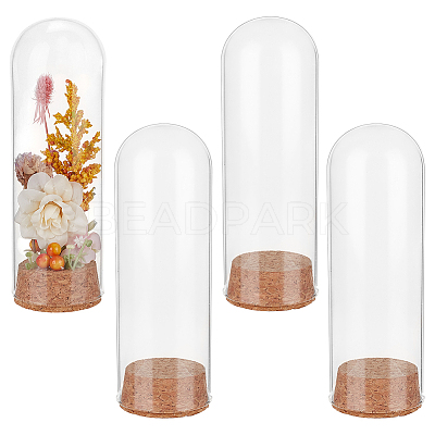 Glass Dome Cover LS-DJEW-WH0099-04A-1