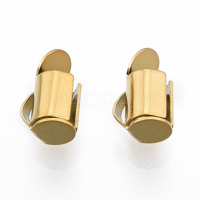 304 Stainless Steel Slide On End Clasp Tubes STAS-S115-01A-G-1