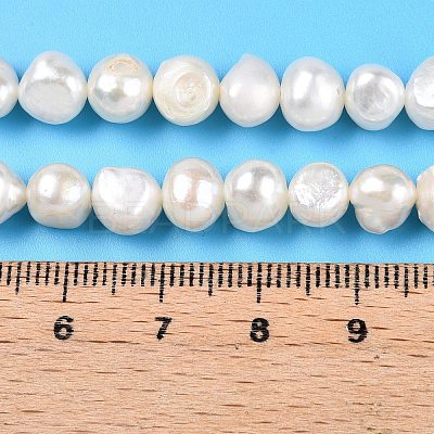 Natural Cultured Freshwater Pearl Beads Strands LS-PEAR-N014-06C-1