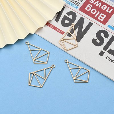 Smooth Surface Alloy Open Back Bezel Pendants X-PALLOY-S117-153-1