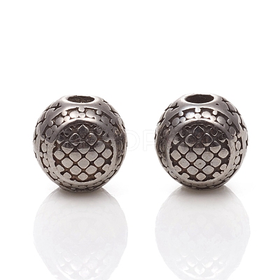 304 Stainless Steel Beads STAS-I134-07AS-1