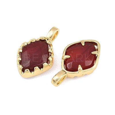 Natural Carnelian(Dyed & Heated) Faceted Pendants GG-CBA110A-04G-1
