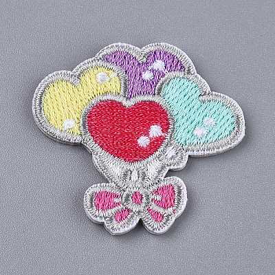 Computerized Embroidery Cloth Self Adhesive Reusable Patches X-DIY-I033-13-1
