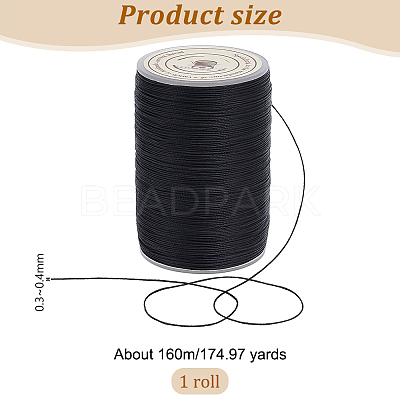 Round Waxed Polyester Thread String YC-OC0001-07A-01-1