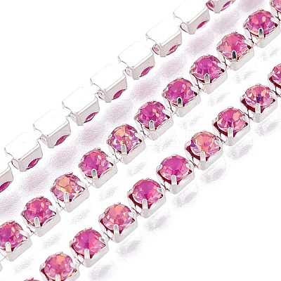 Iron Rhinestone Cup Chains CH-A008-02E-1